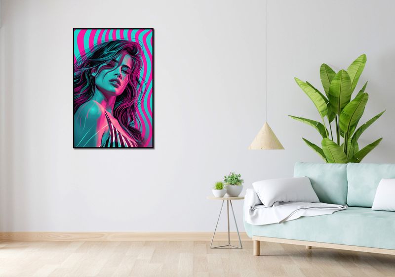 Plakat 68x101cm Neonowy Wzrok zdjęcie 4