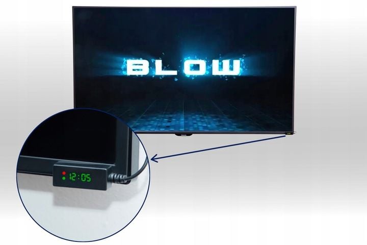DEKODER TUNER TV DVB-T2 HEVC H.265 FULL HD MINI PILOT ANTENA 4x BATERIA AAA zdjęcie 15