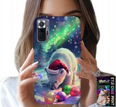ETUI DO XIAOMI NOTE 10 PRO - ŚWIĄTECZNY NIEDŹWIEDŹ BOMBKI CASE +FOLIA