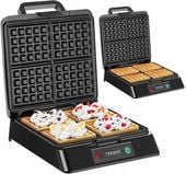 GOFROWNICA na 4 chrupiące GOFRY SZYBKIE NAGRZEWANIE MOCNA 1500W