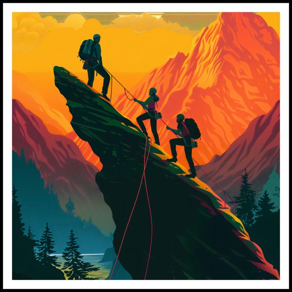 Plakat 90x90cm U Szczytu zdjęcie 3