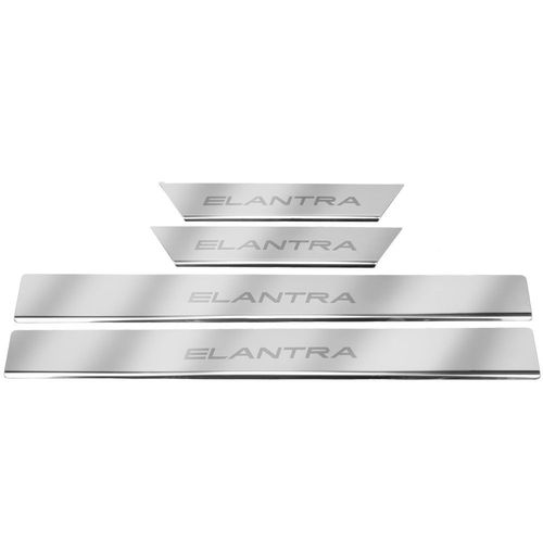 Listwa progowa HYUNDAI ELANTRA MK6 Stal nierdzewna 304 połysk 4szt na Arena.pl