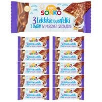 Sonko Kids wafelki z owsem w mlecznej czekoladzie 36g x11 sztuk