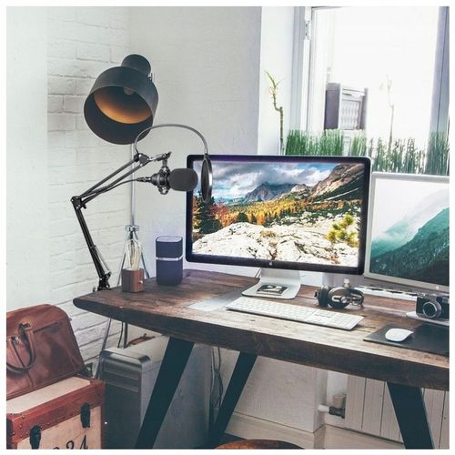 MIKROFON POJEMNOŚCIOWY USB STUDYJNY FILTR + UCHWYT DO KOMPUTERA ZESTAW DNA na Arena.pl