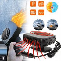 Przenośny Grzejnik Samochodowy Z Wtyczką, 12V Ogrzewanie Samochodowe, 2 W 1