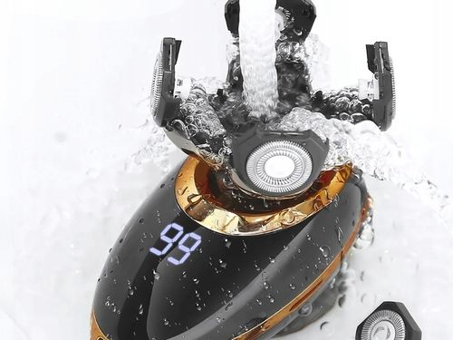 Golarka Męska 5W1 Maszynka do Golenia Brody, Włosów i Głowy - Trymer Alpha na Arena.pl