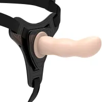 fetish submissive harness silikonowy system punktu g 12,5 cm czarny