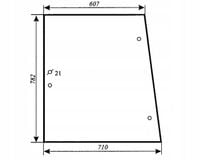 szyba boczna - bok do ciągnika URSUS 1634 kabina Kunów 1997r