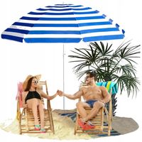 PARASOL XXL DUŻY PARASOL PLAŻOWY OGRODOWY NA BALKON TARAS PLAŻĘ