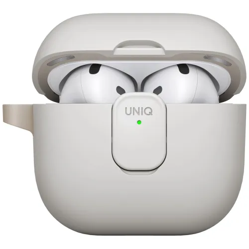 etui uniq clyde lock case do airpods 4 - beżowe na Arena.pl