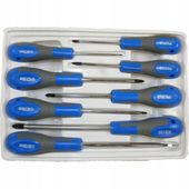 Wkrętaki śrubokręty SL PH PZ magnetyczne zestaw 8 szt. Silver CrV TUV