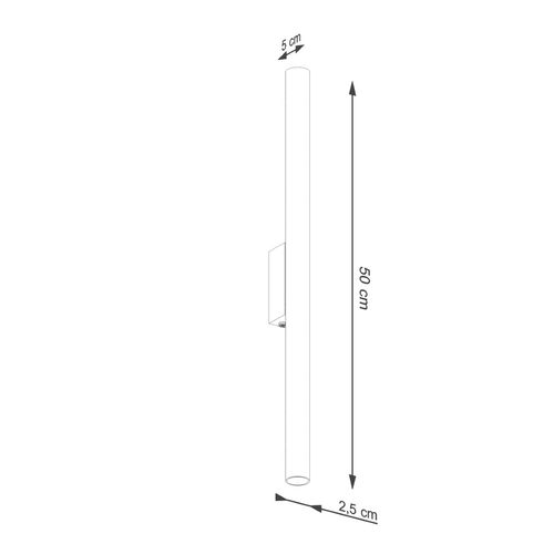 Kinkiet PASTELO 2 ochra czerwona na Arena.pl