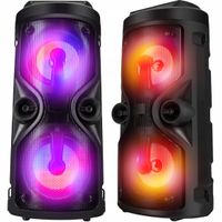 GŁOŚNIK BEZPRZEWODOWY BLUETOOTH PRZENOŚNY 1000W MOBILNY Z RADIEM FM USB SD