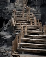 Plakat 40x50cm Schody do Nieznanego