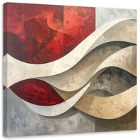 Obraz do salonu sypialni biura loftu, Abstrakcja linie 30x30