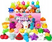 Gniotek Antystresowy Squishy Sensoryczny Zestaw Małpa Mochi Zwierzeta x 25