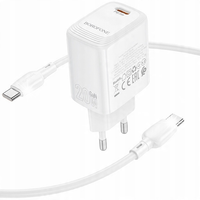 Ładowarka sieciowa zasilacz Borofone BN26 USB 3A 20W kabel 1m USB-C