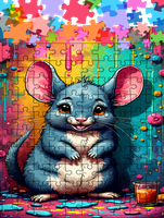 Puzzle tradycyjne Zwierzęta - Szynszyl