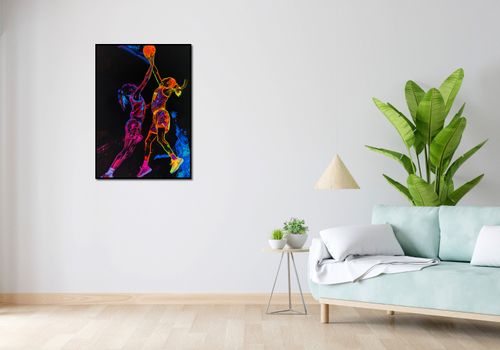 Plakat 64x90cm Mecz W Kosza na Arena.pl