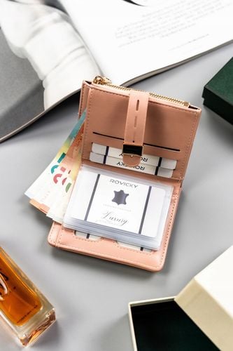 portfel damski ze skóry ekologicznej z wkładką na karty - 4u cavaldi na Arena.pl