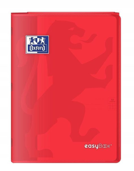 Zeszyt z okładką PP A4 60 kartek w kratkę OXFORD Easybook ZESTAW 8 kolorów zdjęcie 11