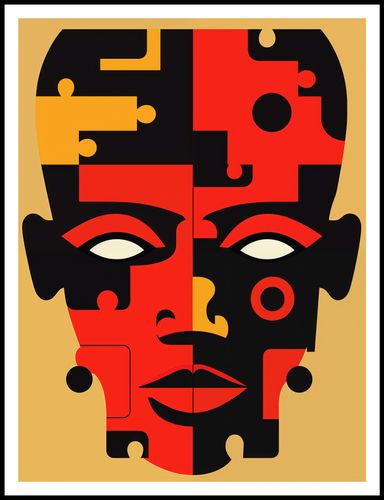 Plakat 75x100cm Puzzle Tożsamości na Arena.pl