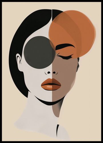 Plakat 50x70cm Dwie Strony Piękna na Arena.pl