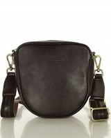 Torebka listonoszka NA SZEROKIM PASKU skórzana dwie komory Marco Mazzini