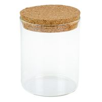 BUTELECZKA szklana słoik 80x100mm 10cm z korkiem bez szyjki 1szt.