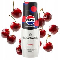 Syrop koncentrat do gazowania wody SodaStream Pepsi Cherry Zero Cukru