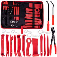 ZESTAW NARZĘDZI DO DEMONTAŻU USUWANIA TAPICERKI SPINEK RADIA ŚCIĄGACZE