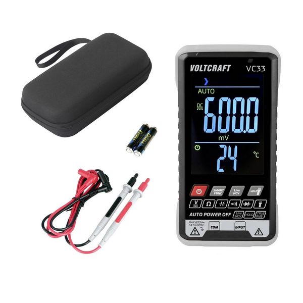 Multimetr MIERNIK specjalistyczny WYŚWIETLACZ CAT III 600V latarka True RMS zdjęcie 1