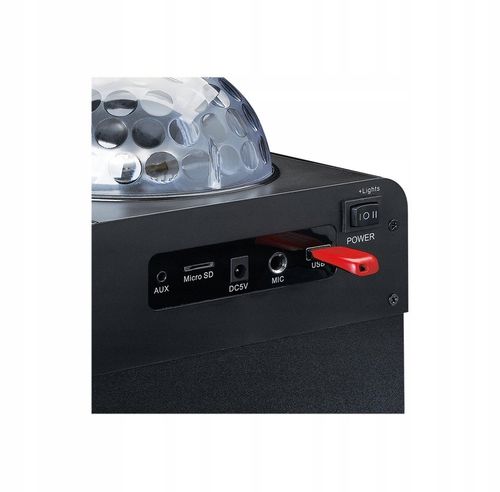 Głośnik AUX Z Bluetooth USB KULA LENCO BTC-050BK czarny 8W, Mikrofon, Pilot na Arena.pl