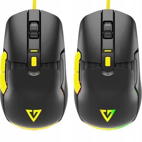 PRZEWODOWA MYSZKA GAMINGOWA 12400 DPI WYMIENNE PANELE MODECOM VOLCANO JAGER na Arena.pl