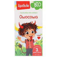 Apotheke Herbatka Dla Dzieci - Owocowa Po 3 Roku Życia BIO 40g (20x2g)