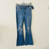 Hollister Women Jeans Size 5R/4R Bootcut Curvy High-rise Vintage Flare W27