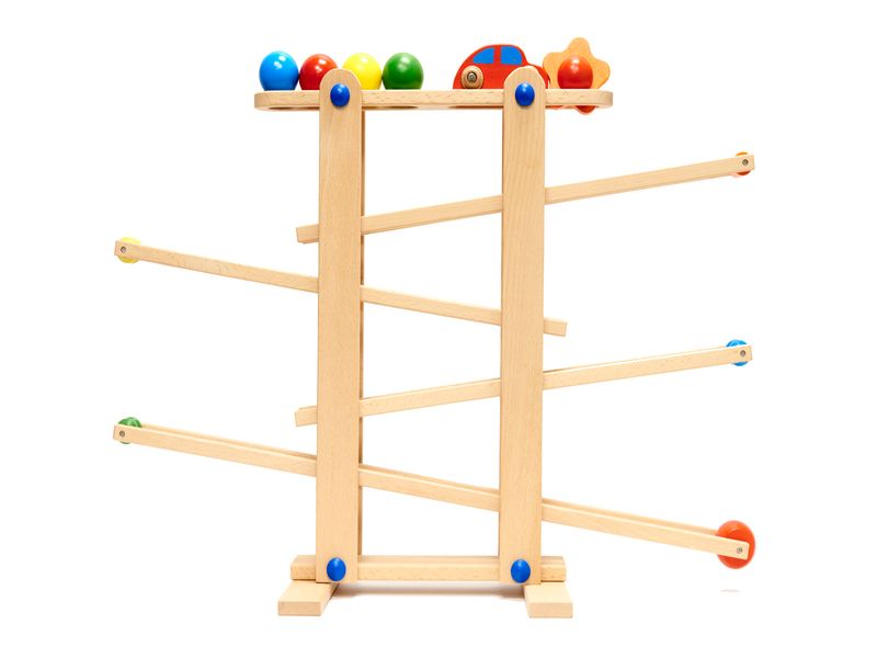 Tor Kulkowy Drewniany Kulodrom Montessori Xxl zdjęcie 7