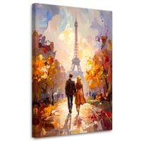 Obraz do salonu sypialni jadalni biura hotelu, Zakochana para