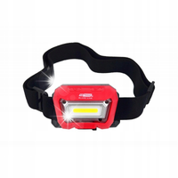 LATARKA CZOŁOWA COB LED Z CZUJNIKIEM RUCHU FRONTE LEKKA AW17610 AW-TOOLS