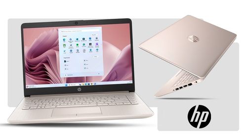 LAPTOP HP 14 N4120 4GB eMMC WINDOWS 11 MEGA PORĘCZNY RÓŻOWY ROSE PINK na Arena.pl
