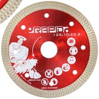 TARCZA DIAMENTOWA 125x1,0x22,2 MM RAPID SILENT CUT RED /szary blister/