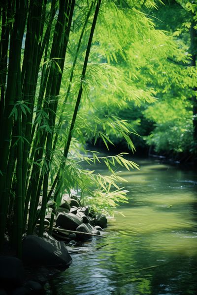 Plakat 20x30cm Spokój Bambusów zdjęcie 1