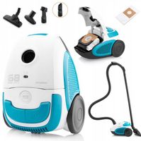 Odkurzacz Tradycyjny Workowy Hyundai Cichy Lekki do Dywanów Wykładzin 800W