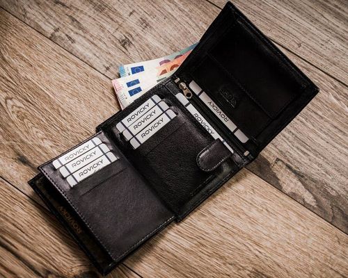 klasyczny portfel męski na karty - rovicky na Arena.pl