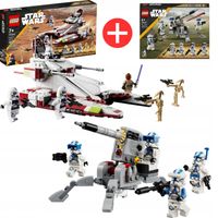 LEGO Star Wars Czołg bojowy Republiki 75342 + żołnierze-klony z 501 legionu