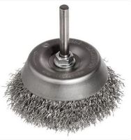 szczotka doczołowa drut stalowy trzpień 6mm, fi60mm - sz dt 60