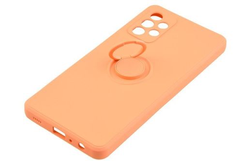 Etui Pastel Ring do Samsung Galaxy A72 pomarańczowy na Arena.pl
