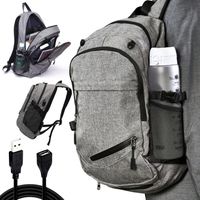 PLECAK PODRÓŻNY SPORTOWY PODRĘCZNY USB LAPTOP TELEFON TRENING DUŻY SIATKA