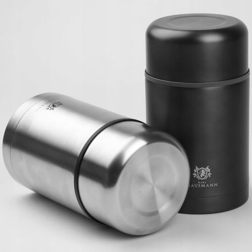 TERMOS OBIADOWY TERMICZNY POJEMNIK NA ŻYWNOŚĆ DO PRACY SZKOŁY 750 ML STAL na Arena.pl