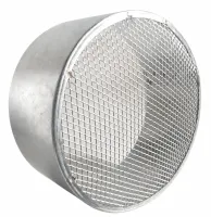 Zaślepka z siatką 115 mm – ocynk, wys. 55 mm, ochrona przed owadami